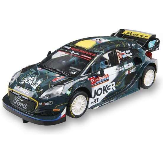 COCHE SCALEXTRIC FORD PUMA WRC  JOKER CON LUZ EN LOS FAROS. 18,5X9,3X9,5 CM image 2