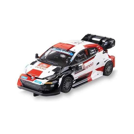 COCHE SCALEXTRIC TOYOTA YARIS WRC  MONTECARLO 23 CON LUZ EN LOS FAROS 18,5X9,3X9,5 CM image 1