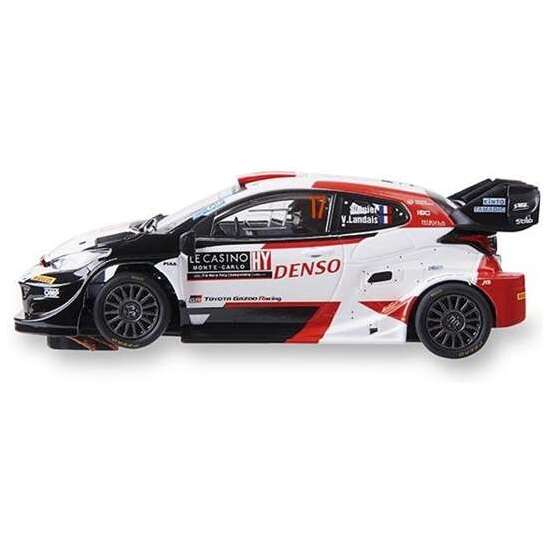 COCHE SCALEXTRIC TOYOTA YARIS WRC  MONTECARLO 23 CON LUZ EN LOS FAROS 18,5X9,3X9,5 CM image 2