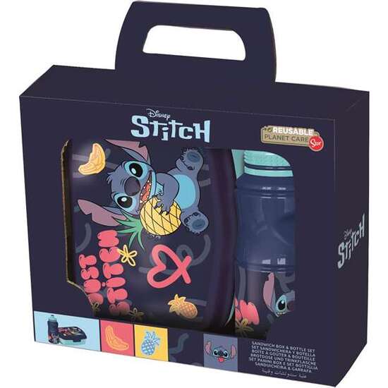 SET VUELTA AL COLE EN CAJA REGALO STITCH PALMS image 0
