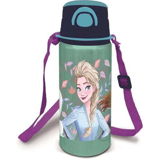 BOTELLA DE ALUMINIO CON CORREA FROZEN SNOWY TALE  730 ML image 0