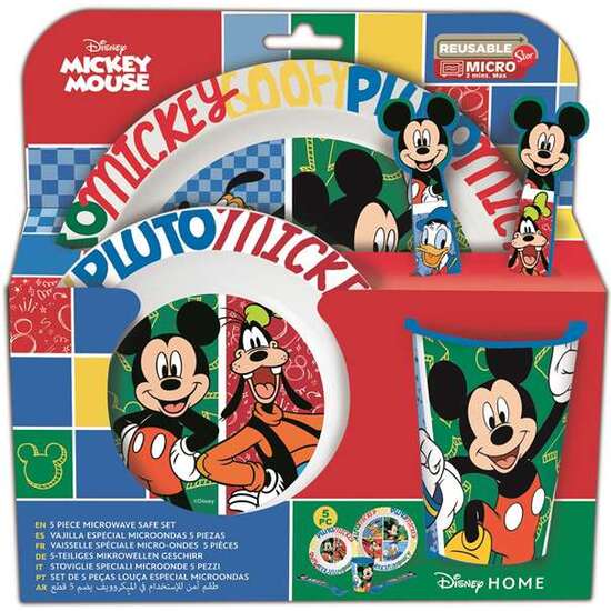 SET MICRO KIDS 5 PCS MICKEY HAS FUN image 0