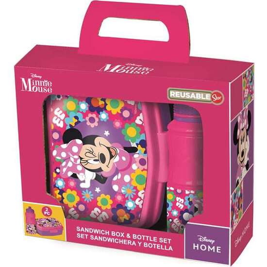 SET VUELTA AL COLE EN CAJA REGALO MINNIE BOLD FLORALS image 0