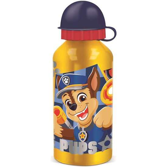 BOTELLA ALUMINIO PEQUEÑA PAW PATROL BOY RESCUE PUPS 400 ML image 0
