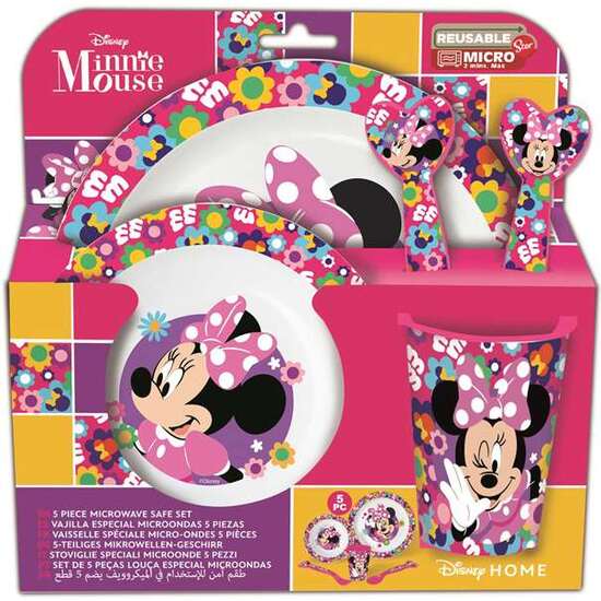 SET MICRO KIDS 5 PCS MINNIE BOLD FLORALS image 0