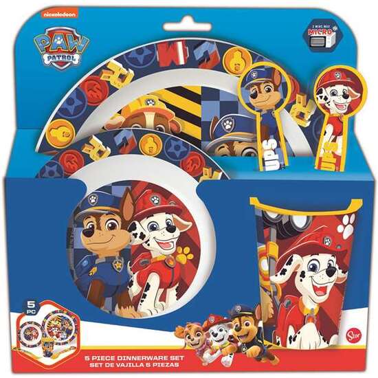 SET MICRO KIDS 5 PCS PAW PATROL BOY RESCUE PUPS image 0