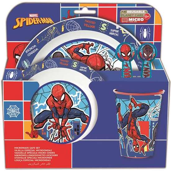 SET MICRO KIDS 5 PCS SPIDERMAN MOB RULES image 0