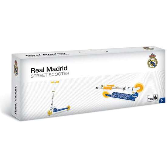 PATINETE ALUMINIO REAL MADRID 2 RUEDAS 80X55,5X9,5 CM image 0