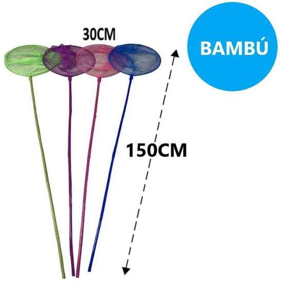 SALABRE DE BAMBÚ 150X30 CM COLORES SURTIDOS (VERDE, MORADO, ROSA O AZUL) - MODELOS SURTIDOS image 1