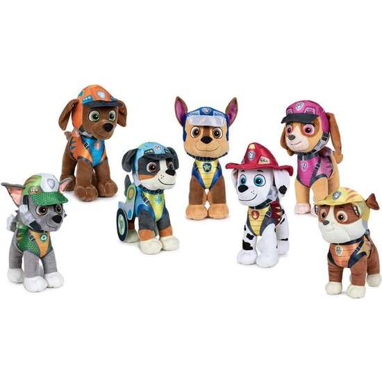 PELUCHE PAW PATROL DINO RESCUE 27 CM - MODELOS SURTIDOS image 0