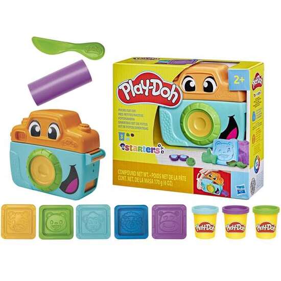 SET DE FOTOS DIVERTIDO PLAY DOH CON 3 BOTES DE PLASTILINA Y ACCESORIOS. image 4