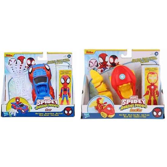 FIGURA SPIDEY CON VEHICULO - MODELOS SURTIDOS image 1