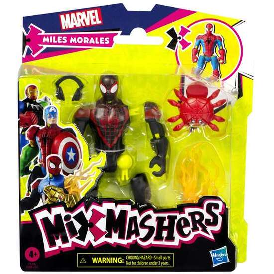 FIGURA SPIDERMAN MIXMASHERS CON 16 PUNTOS DE CONEXION. 12 CM - MODELOS SURTIDOS image 5