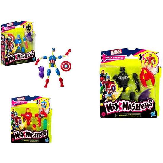FIGURA AVENGERS MIXMASHERS CON 16 PUNTOS DE CONEXION 12 CM. - MODELOS SURTIDOS image 2