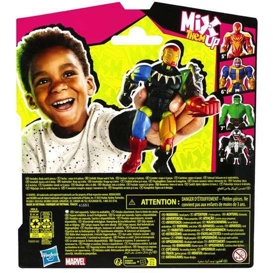 FIGURA AVENGERS MIXMASHERS CON 16 PUNTOS DE CONEXION 12 CM. - MODELOS SURTIDOS image 3