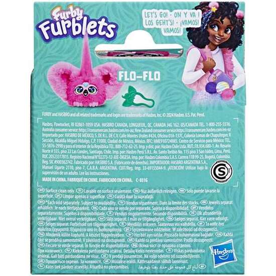 FURBY FURBLETS PELUCHE MUSICAL 12 CM CON MÁS DE 45 SONIDOS Y CANCIONES ¡INTERACTÚAN CON FURBY! image 2
