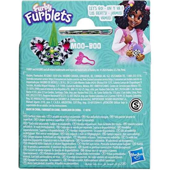 FURBY FURBLETS PELUCHE MUSICAL 12 CM CON MÁS DE 45 SONIDOS Y CANCIONES ¡INTERACTÚAN CON FURBY! image 3