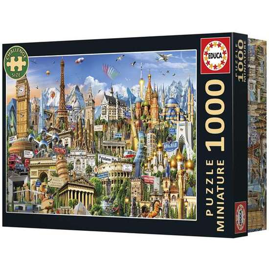 PUZZLE 1000 SIMBOLOS DE EUROPA "MINATURE" image 0