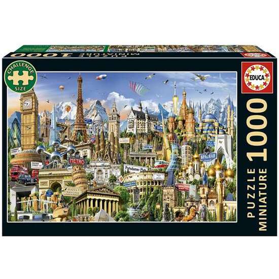 PUZZLE 1000 SIMBOLOS DE EUROPA "MINATURE" image 1