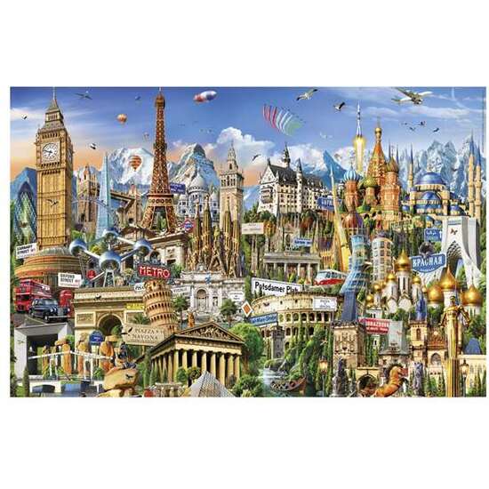 PUZZLE 1000 SIMBOLOS DE EUROPA "MINATURE" image 2