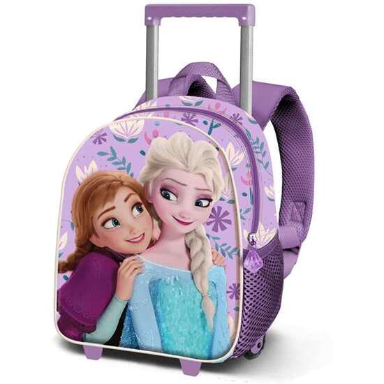MOCHILA 3D CON RUEDAS PEQUEÑA FROZEN 2 BEAUTY 26 X13 X34 CM image 0