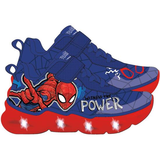 DEPORTIVA SUELA LIGERA EVA CON LUCES SPIDERMAN image 0