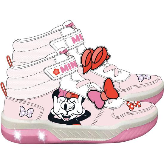 DEPORTIVA SUELA PVC CON LUCES MINNIE image 0