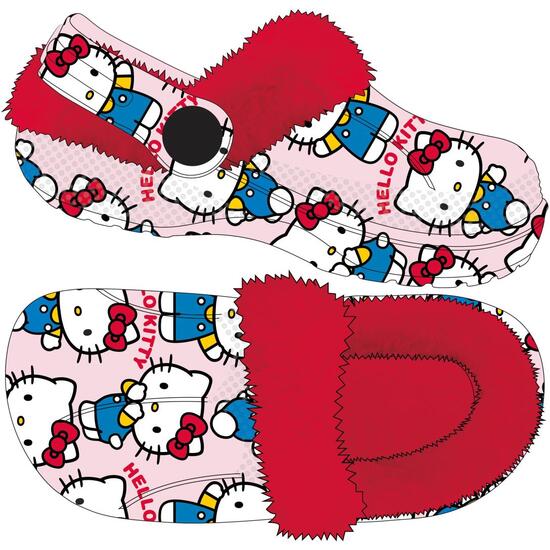 ZAPATILLAS DE CASA ZUECO BORREGUILLO HELLO KITTY image 0