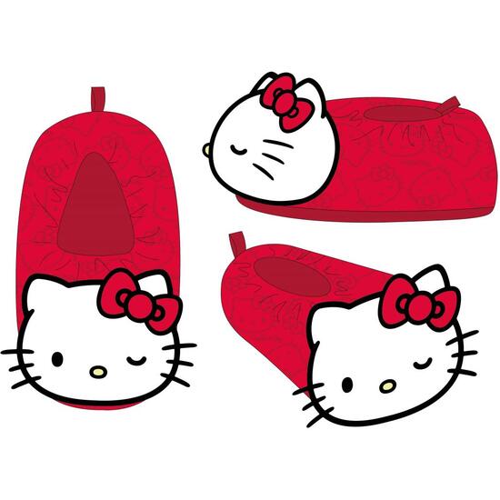 ZAPATILLAS DE CASA 3D APLICACIONES HELLO KITTY image 0