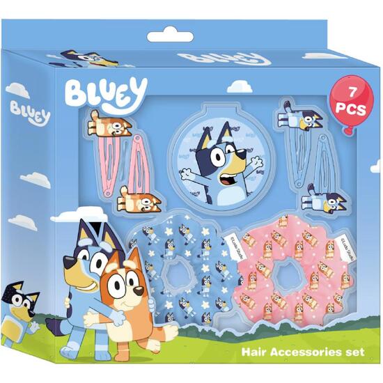 SET DE BELLEZA ACCESORIOS 7 PIEZAS BLUEY image 1