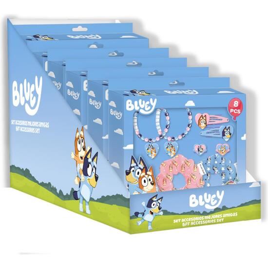 SET DE BELLEZA ACCESORIOS 8 PIEZAS BLUEY image 0