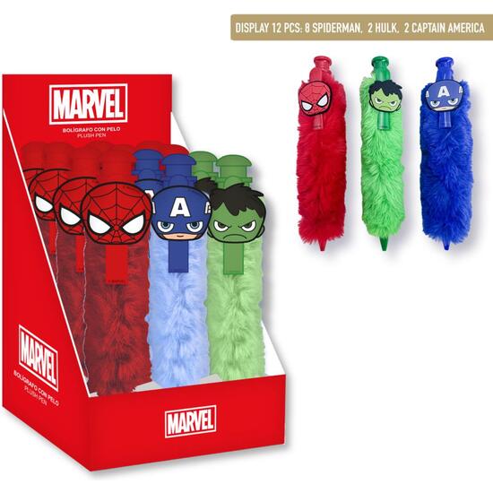 BOLÍGRAFO PELUCHE AVENGERS image 0