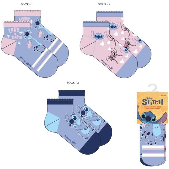 PACK CALCETINES 3 PIEZAS STITCH image 0