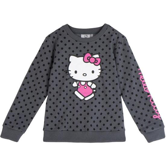 SUDADERA COTTON BRUSHED HELLO KITTY image 0
