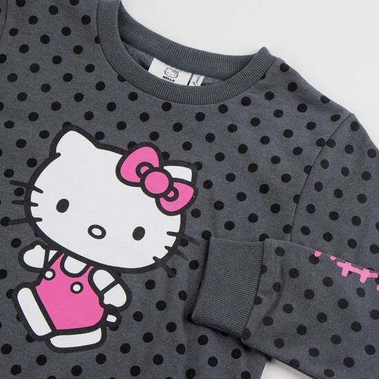 SUDADERA COTTON BRUSHED HELLO KITTY image 2