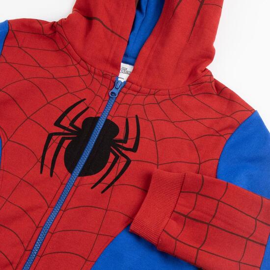SUDADERA CON CAPUCHA COTTON BRUSHED CREMALLERA SPIDERMAN image 2