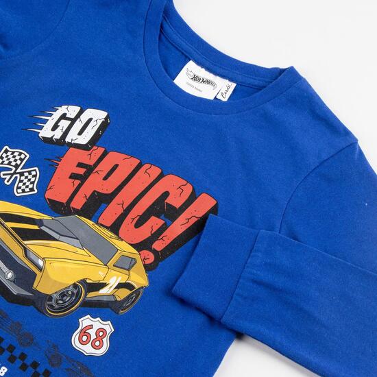 PIJAMA LARGO SINGLE JERSEY HOT WHEELS image 2