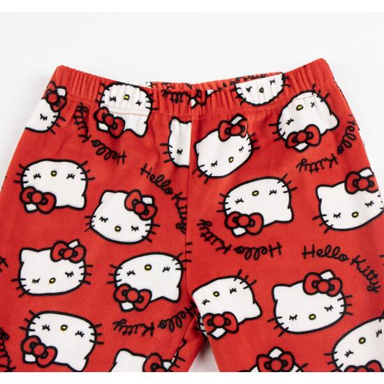 PIJAMA LARGO CORAL FLEECE APLICACIONES HELLO KITTY image 3