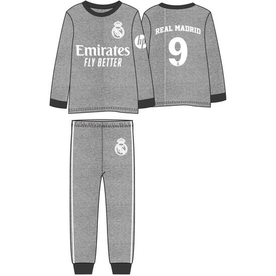 PIJAMA LARGO SINGLE JERSEY REAL MADRID image 0