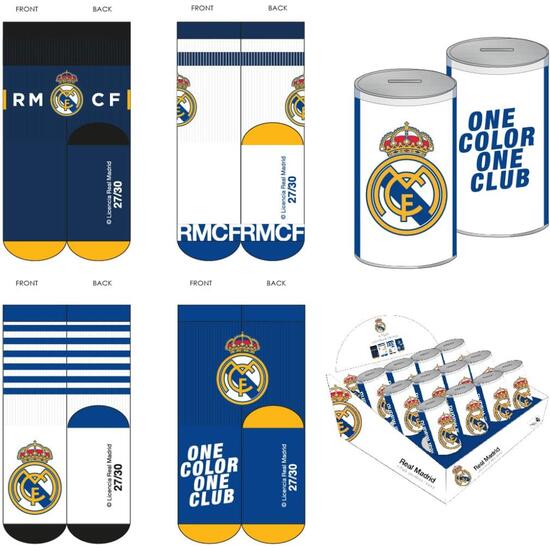 PACK CALCETINES 4 PIEZAS REAL MADRID image 0