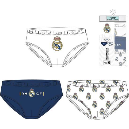 PACK CALZONCILLOS SINGLE JERSEY 3 PIEZAS REAL MADRID image 0