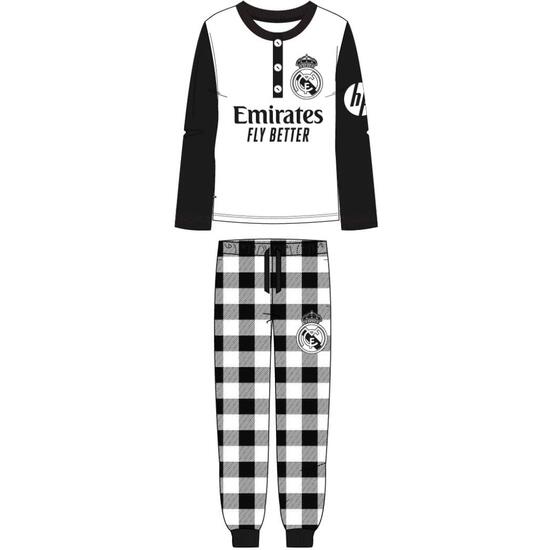PIJAMA LARGO SINGLE JERSEY REAL MADRID image 0
