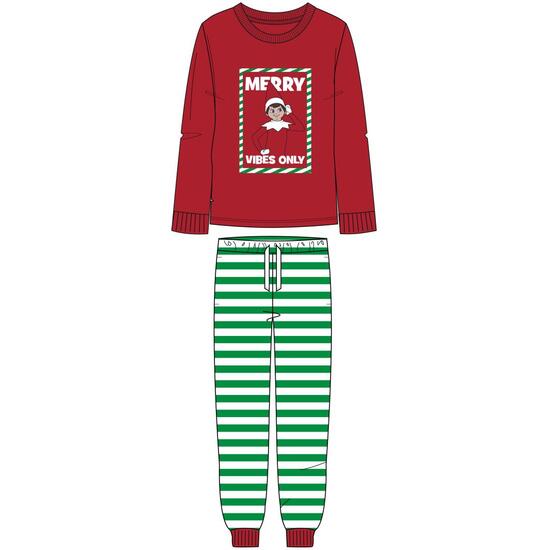 PIJAMA LARGO SINGLE JERSEY NAVIDEÑO THE ELF image 0
