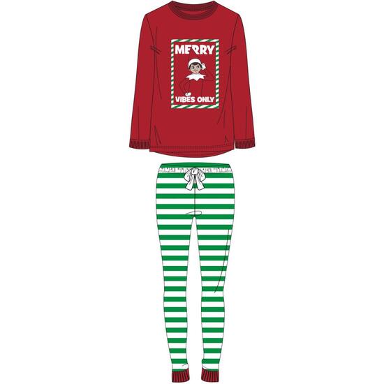 PIJAMA LARGO SINGLE JERSEY NAVIDEÑO THE ELF image 0