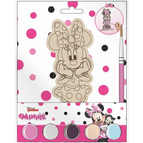 FIGURAS COLOREABLES MADERA MINNIE image 0