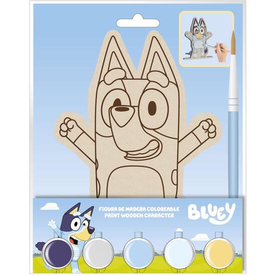 FIGURAS COLOREABLES MADERA BLUEY image 0