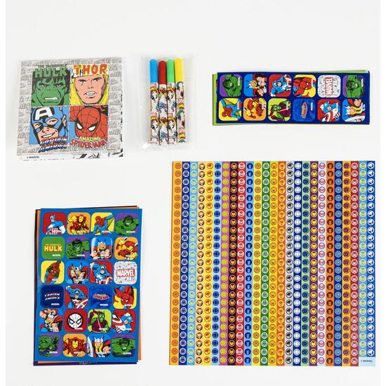 PACK PEGATINAS 1000 PIEZAS MARVEL image 1