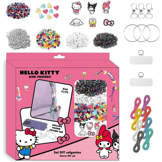 BISUTERIA SET BAG CLIP HELLO KITTY image 0