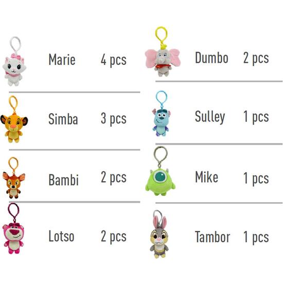 BAG CLIP 16 PIEZAS DISNEY image 1