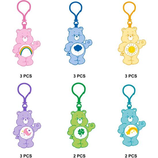 BAG CLIP 16 PIEZAS CARE BEARS image 0